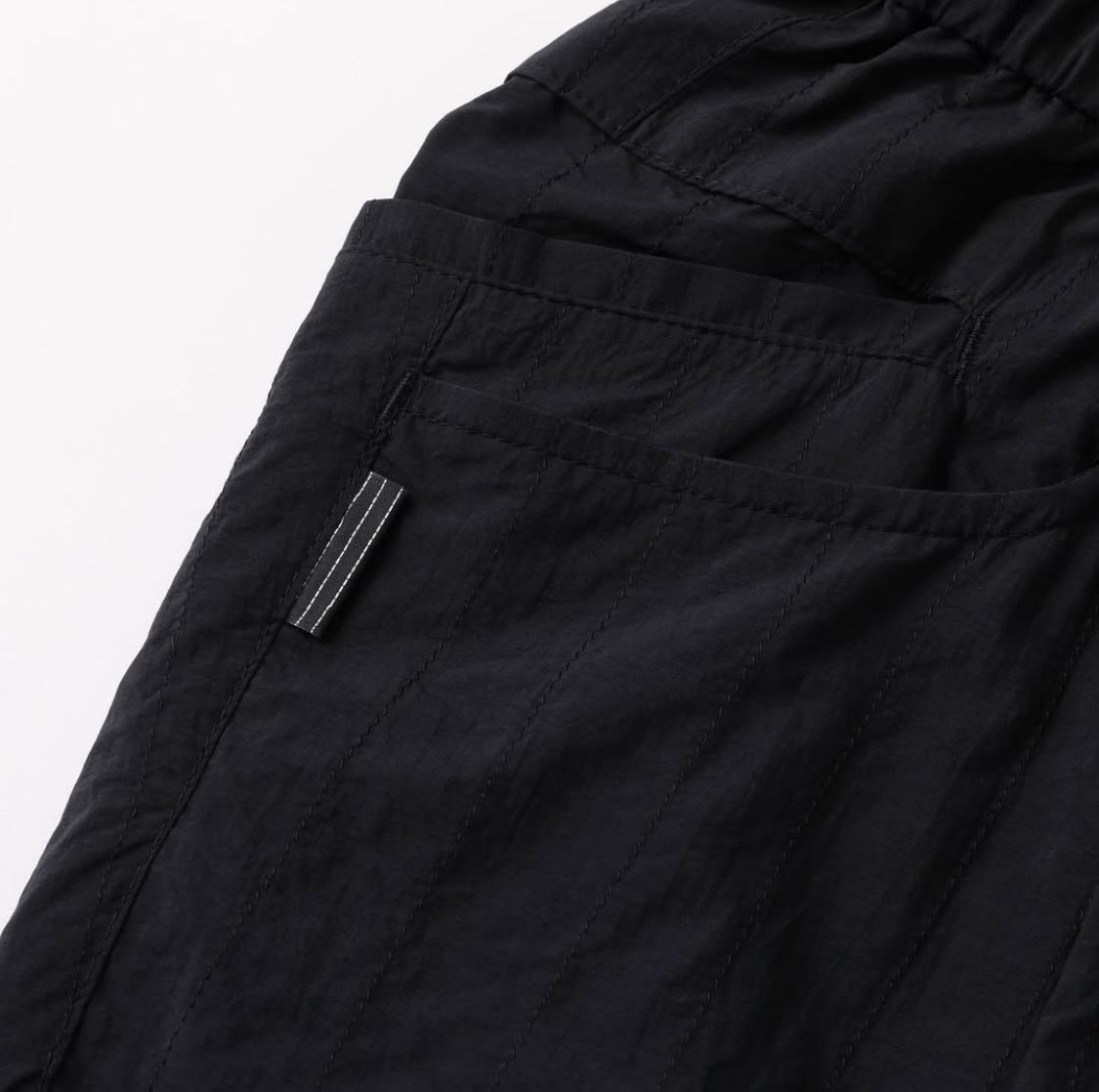 S.F.C 25SS エスエフシー STITCHED WIDE TAPERED EASY PANTS(SFCSS25P02)Black