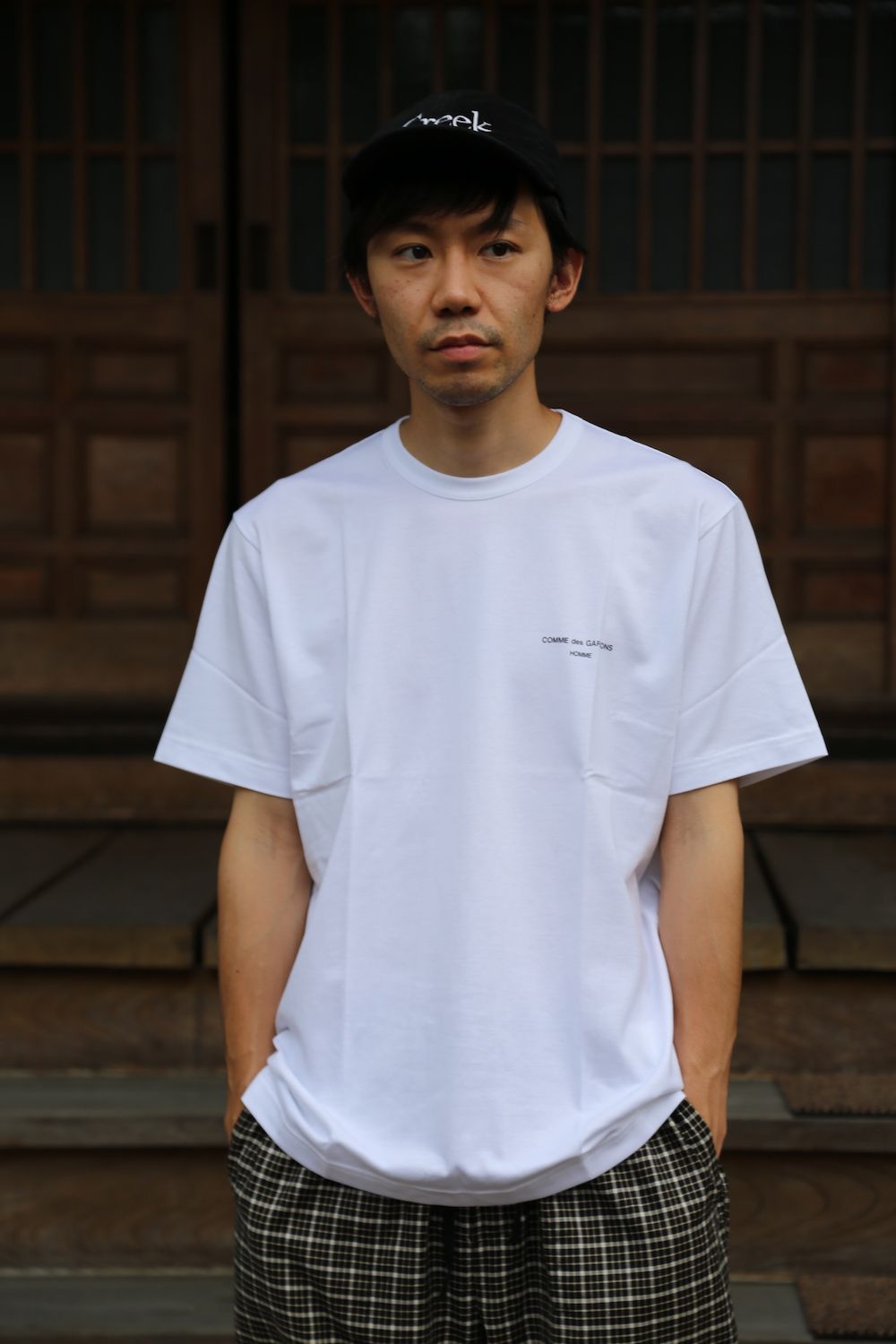 COMME des GARCONS HOMME 国内買付 綿天竺 ロゴ Ｔシャツ COMME des GARCONS HOMME コムデギャルソン オム 綿天竺 ロゴTシャツ