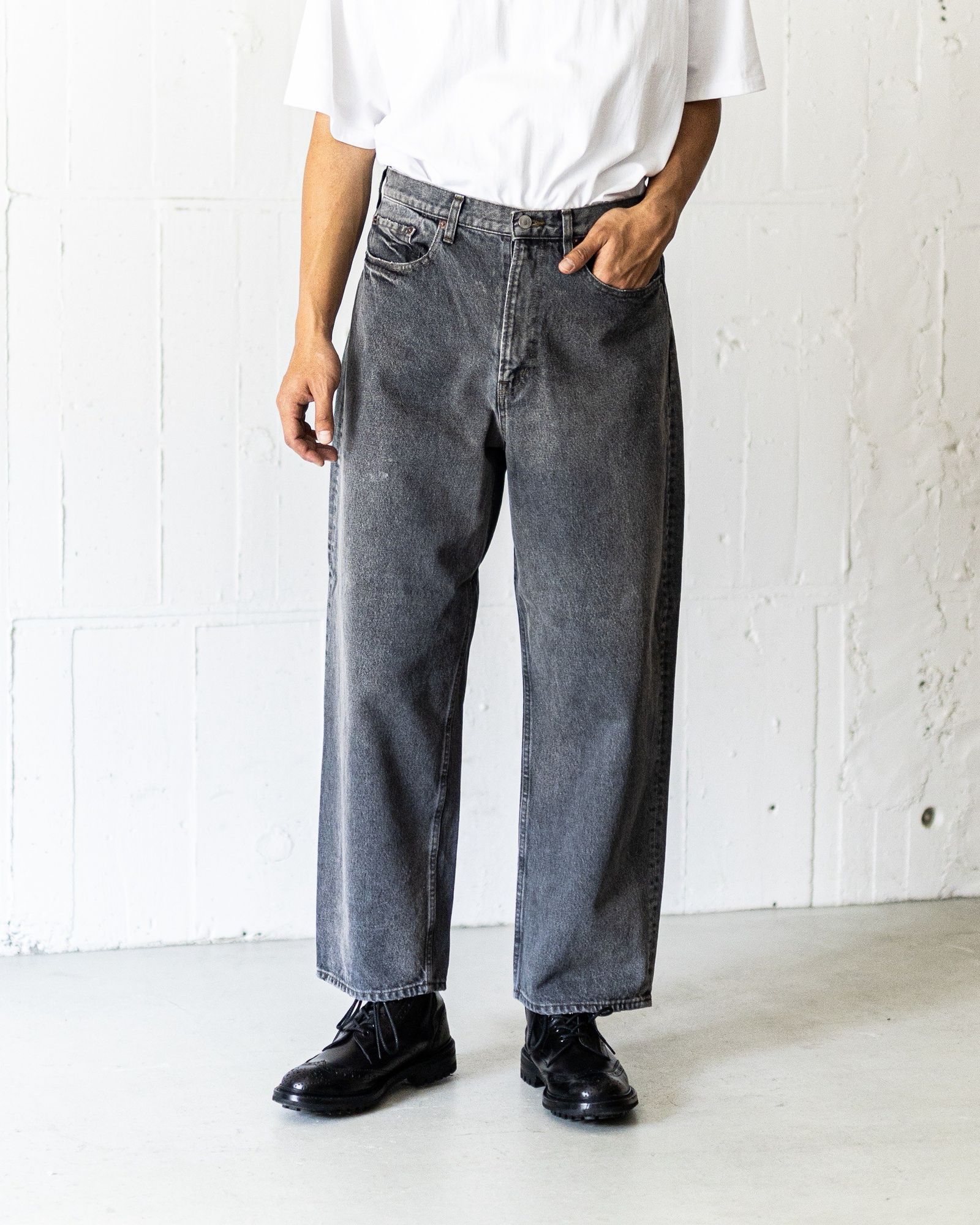 A.PRESSE - アプレッセ 2025 STYLE2 デニムパンツ Vintage Gray