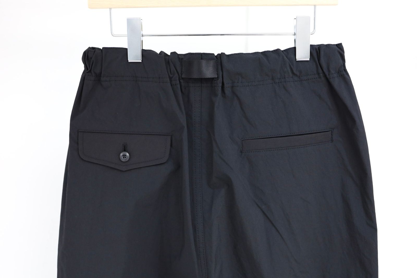 コムデギャルソンオム26SS エステルウェザーベルト付きパンツ(HQ-P017-051)BLACK☆3月6日(金)発売！