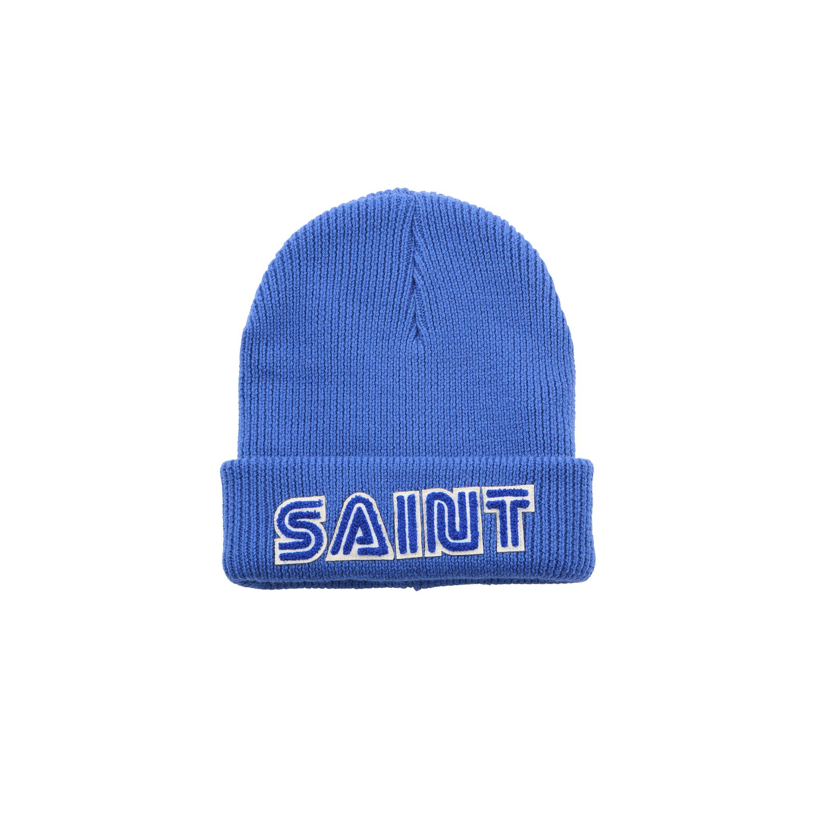 セントマイケル25AW SEGAコラボ SG_KNIT CAP /SAINT SEGA (SM-HR1-0000-C66)BLUE☆11月8日(土)発売！