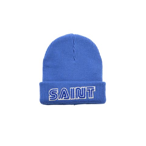 セントマイケル25AW SEGAコラボ SG_KNIT CAP /SAINT SEGA (SM-HR1-0000-C66)BLUE☆11月8日(土)発売！