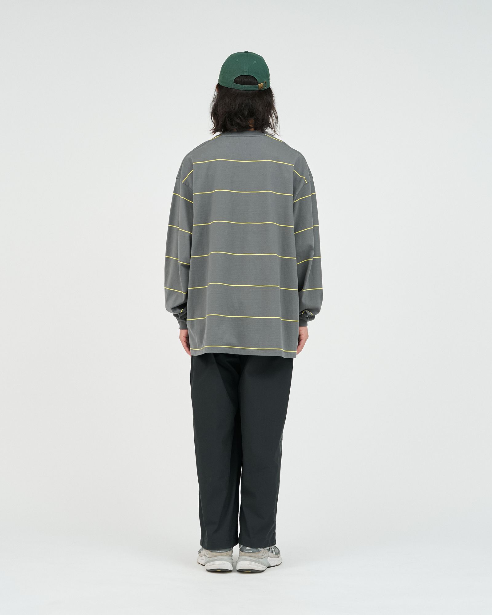 FreshService PIN BORDER L/S TEE(FSC263-70089)GRAYxYELLOW☆8月15日(土)新作発売！