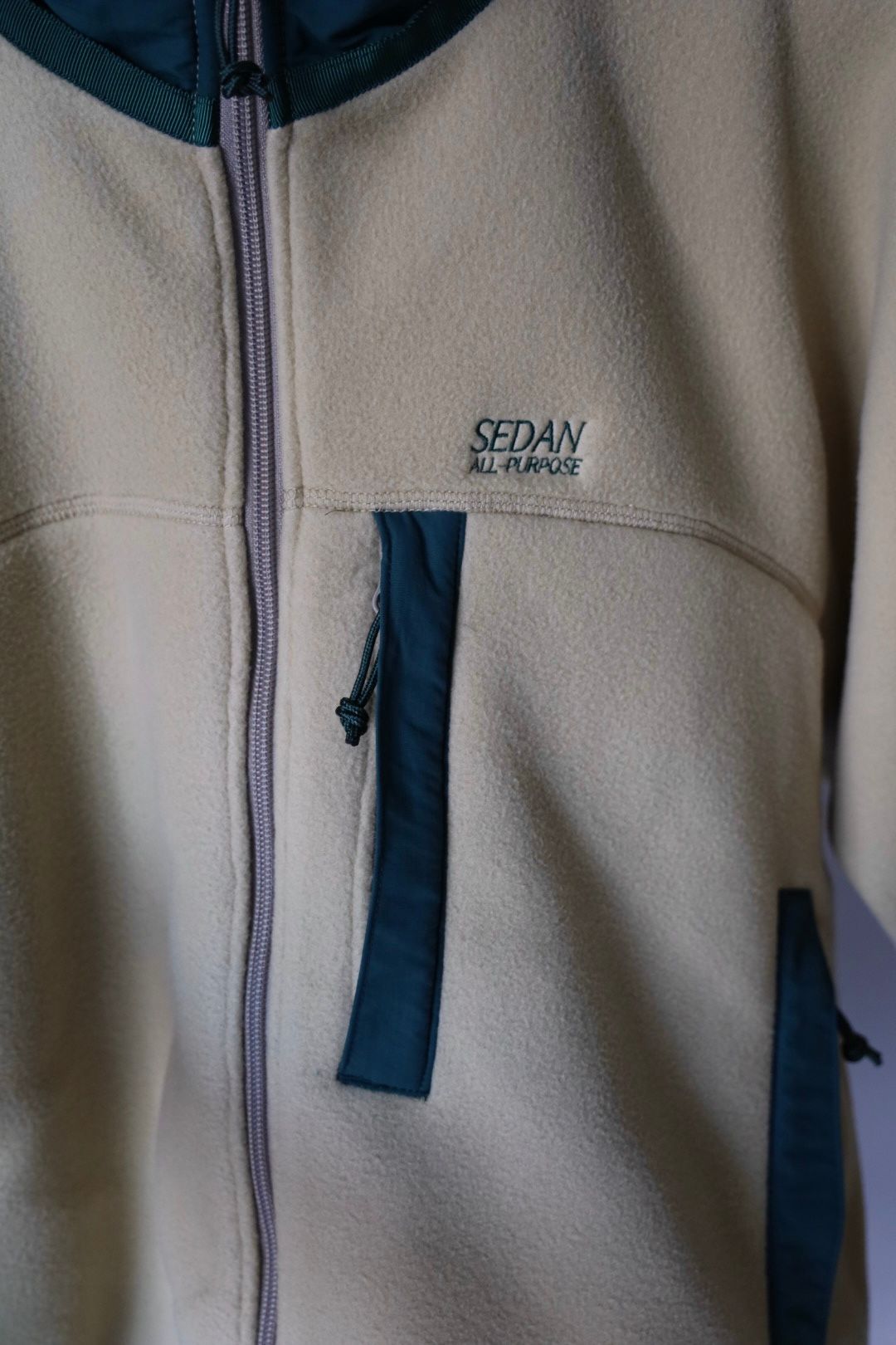 セダンオールパーパス FW25 Fleece Full Zip Jacket(SD25F-CT08)Light Beige