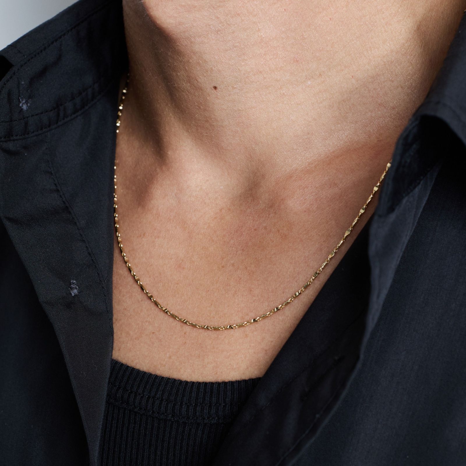 XOLO JEWELRY ネックレス / Brilliant Link Necklace -2mm-(XON58-50-G)★11月15日(土)発売！