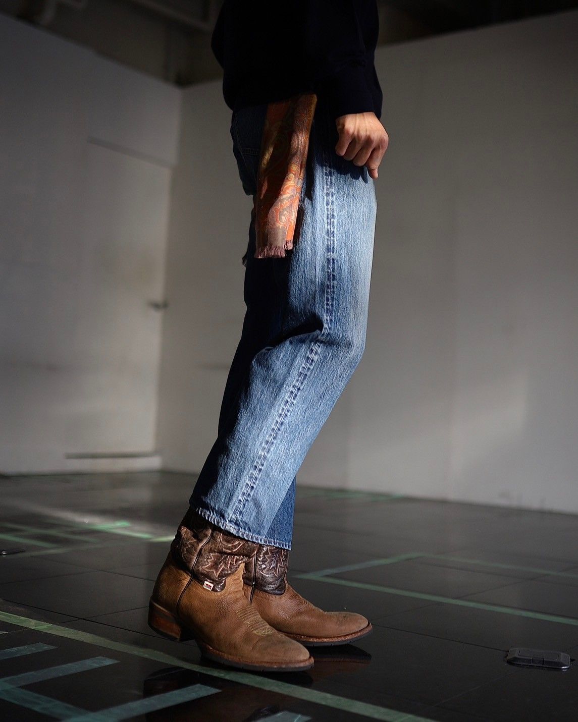 アプレッセ24SS Washed Denim Pants E(24SAP-04-07H)BLEACH