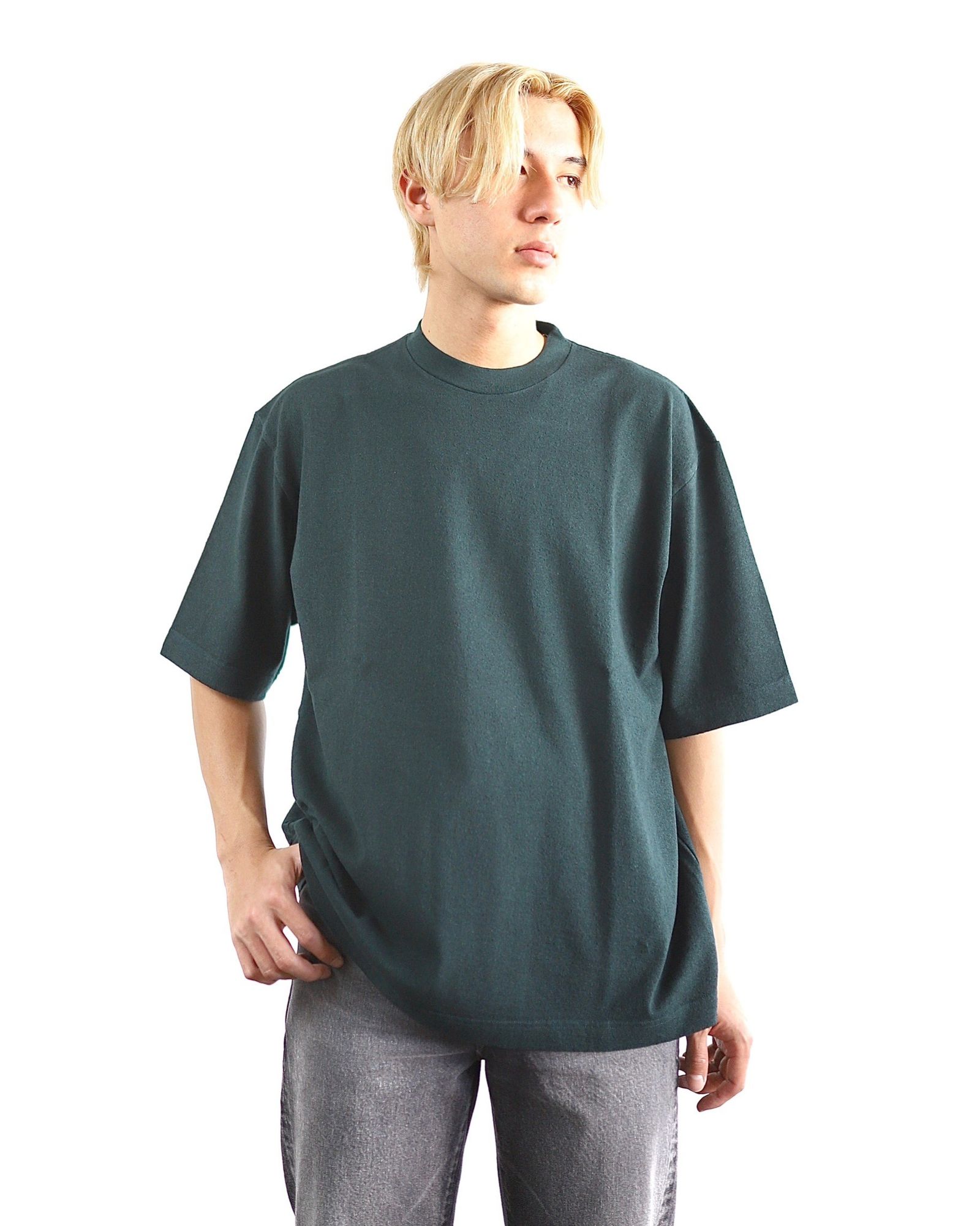 【blurhms/ブラームス】Silk Nep Plain Tee 24ss ブラームス24SS blurhms Co/Silk Nep Plain Tee(DarkRed) style