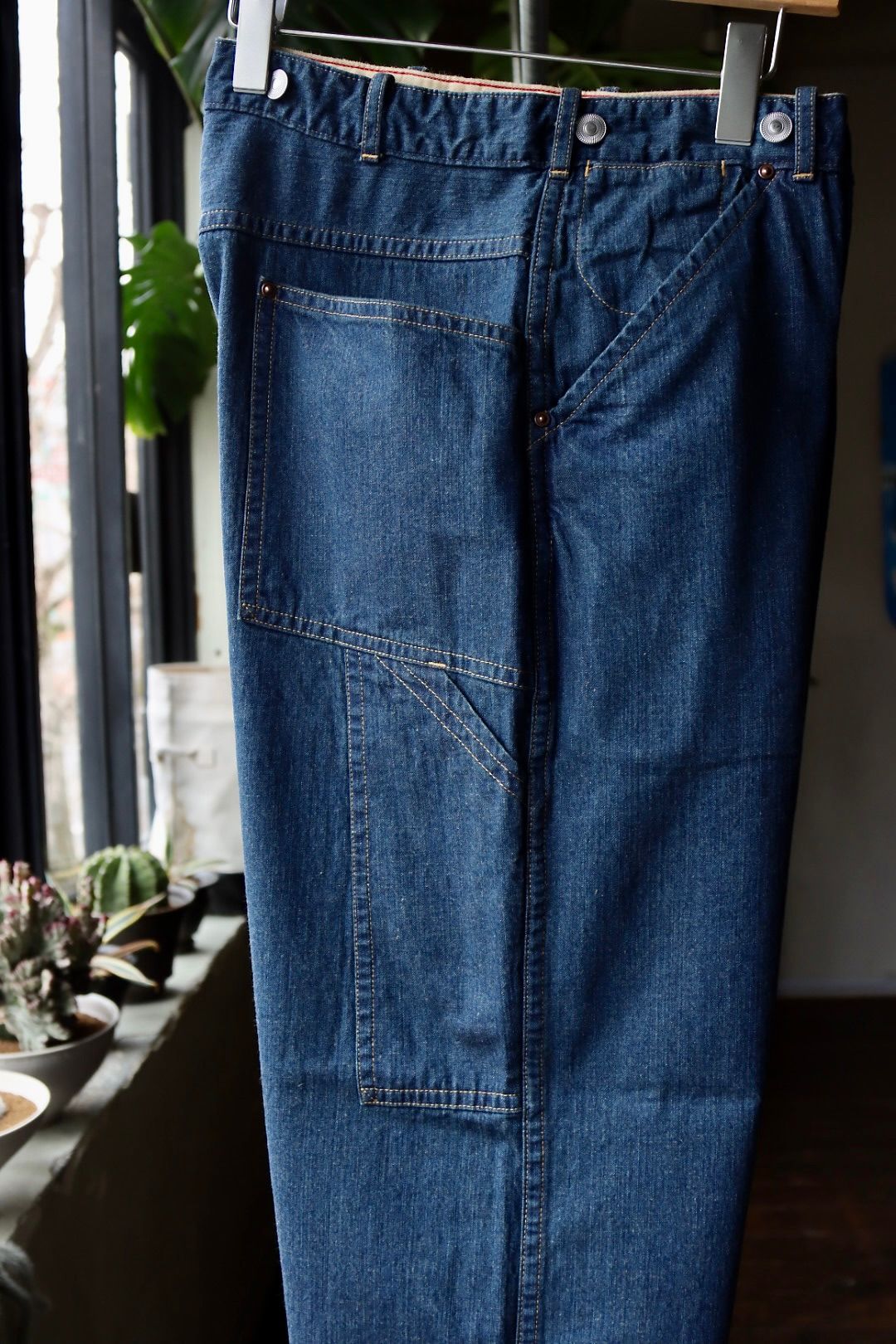 アプレッセ A.PRESSE DENIM PAINTER PANTS 3 | housecleaningmadison.com