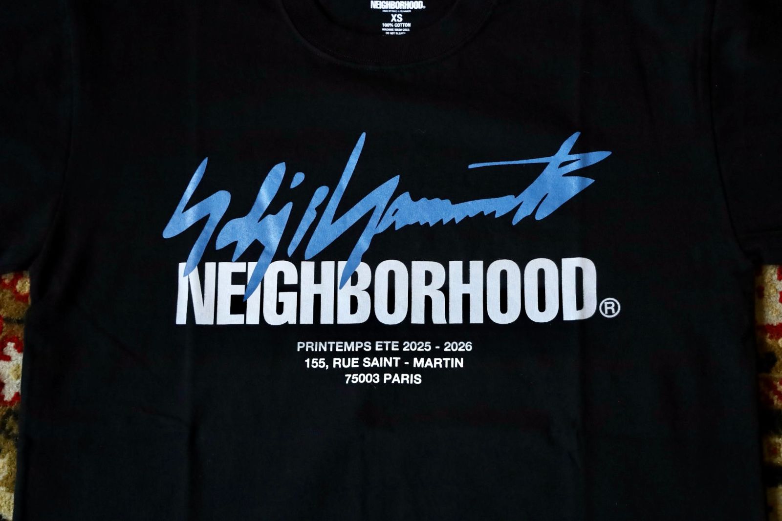 Yohji Yamamoto × NEIGHBORHOOD TEE SS-2(HK-T97-997)BLACK★12月6日(土)発売！