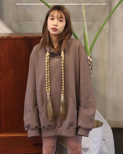 doublet 2023ss 新作HOODIE WITH BRAIDS HAIR style.2023.1.14