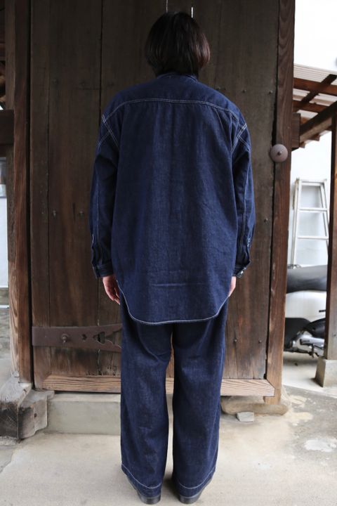 Graphpaper Denime Regular Collar Shirt style.2021.3.13.