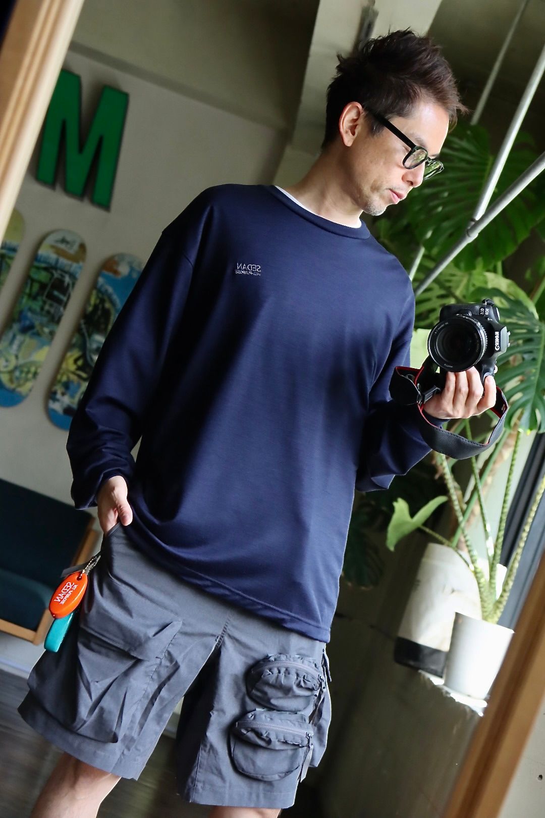 SEDAN ALL-PURPOSE 23FW OG LOGO WOOL JERSEY L/S TEE