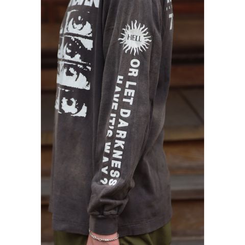 ©SAINT M×××××× LS TEE_EYES W.I.H(SM-A21-0000-024)BLACK style