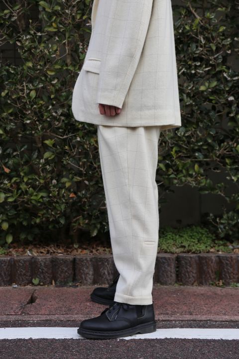 Dulcamara リフレクターツイードセットアップ"off White" style 2020.12.27.