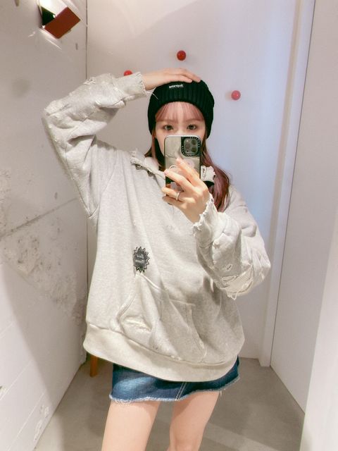 セントマイケル 新作DAMAGE HOODIE style.2024.3.8