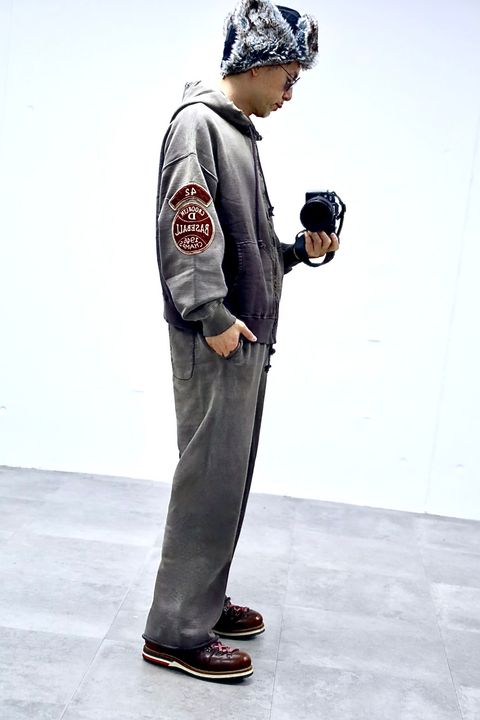 BOW WOW バウワウ BASEBALL CHAMPION ZIP HOODIE AGEDスタイル2025.10.27.