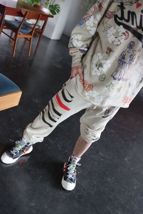 ©SAINT M×××××× ×DENIM TEARS SWING TOP"BLACK"L style.