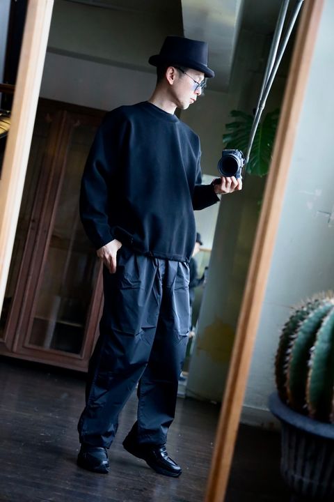 COMME des GARCONS HOMME エステルメッシュニットスタイル2025.2.24.