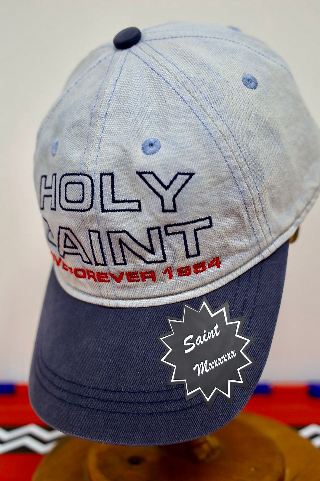 セントマイケル 26SS CAP/DENIM(SM-MK8-0000-083)BLUE