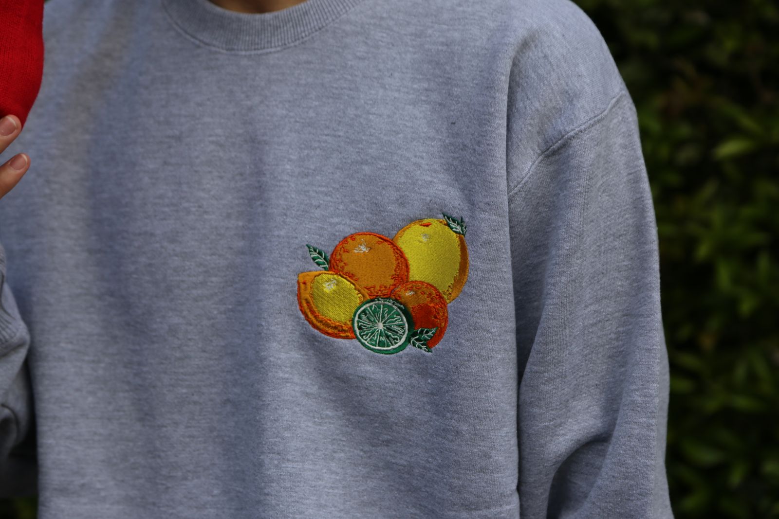 WIND AND SEA SEA (juicy-fresh) CREW NECK"GREY"style.4.24.