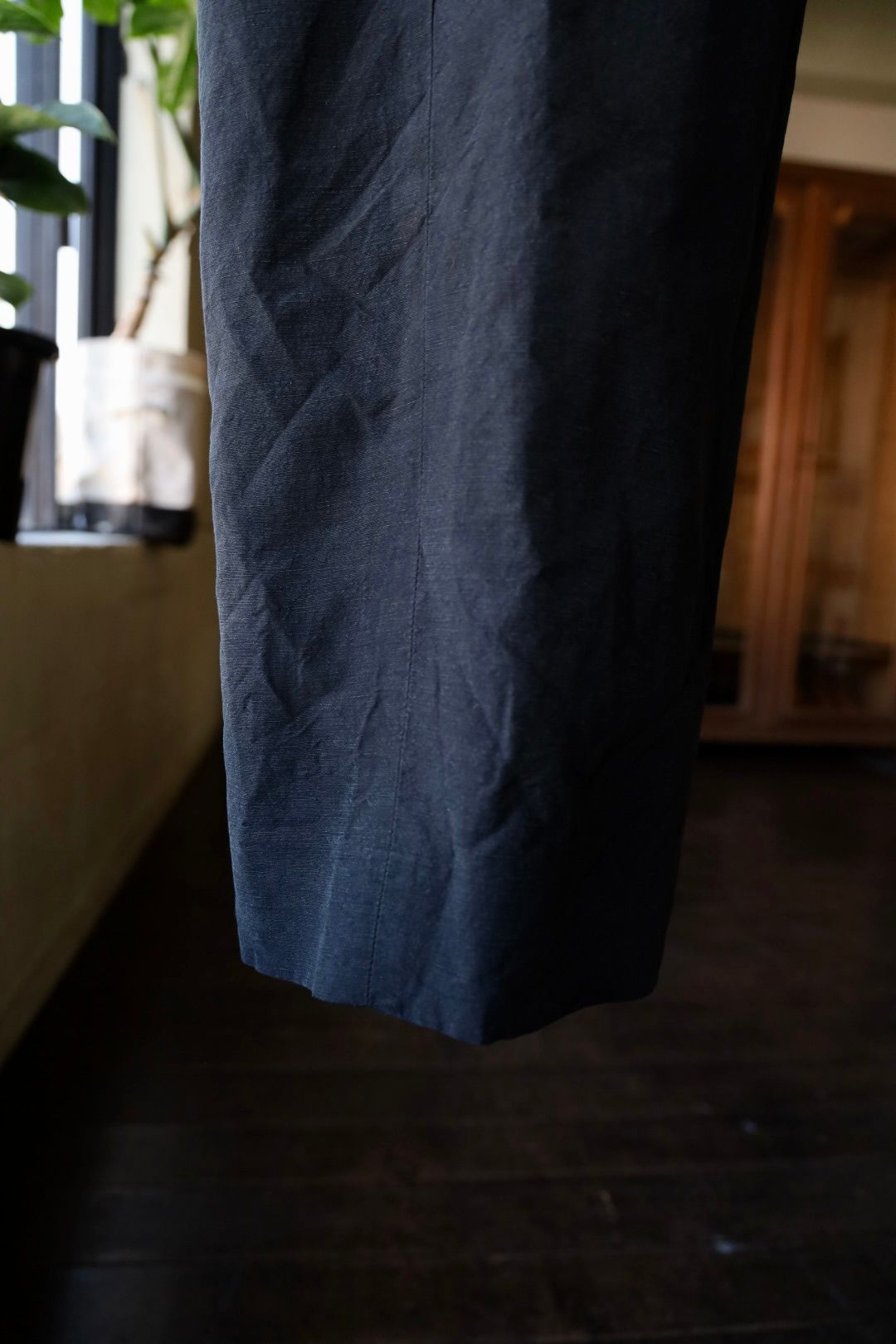 アプレッセ 25SS Silk Linen Trousers(25SAP-04-21H)BLACK