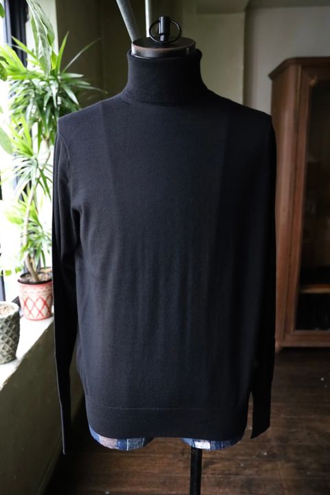 アプレッセ 2025 STYLE2 Cashmere High Gauge Turtleneck Sweater(25AAP-03-02)BLACK☆9月27日(土)発売！