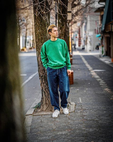 A.PRESSE Vintage Sweatshirt(GREEN) 1月25日(土)新作発売！