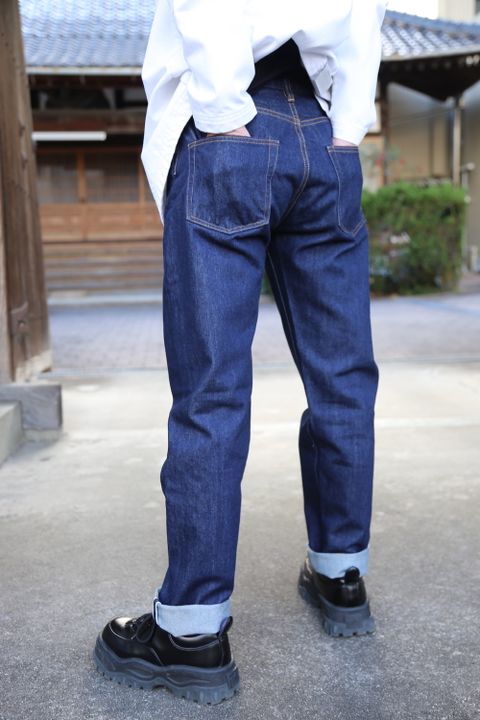 CIOTA 本藍スビンコットン13.5ozストレートデニム"NAVY" style 2020.12.25.