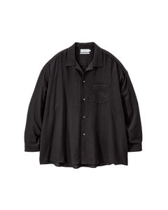 グラフペーパー 26SS Viscose Viyella L/S Sleeping Shirt(GM261-50456)CHARCOAL☆3月14日(土)発売！