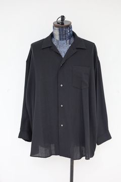 グラフペーパー 26SS Viscose Viyella L/S Sleeping Shirt(GM261-50456)CHARCOAL☆3月14日(土)発売！