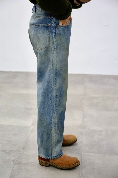 A.PRESSE 2026 STYLE1 No.37 Washed Wide Denim Pantsスタイル