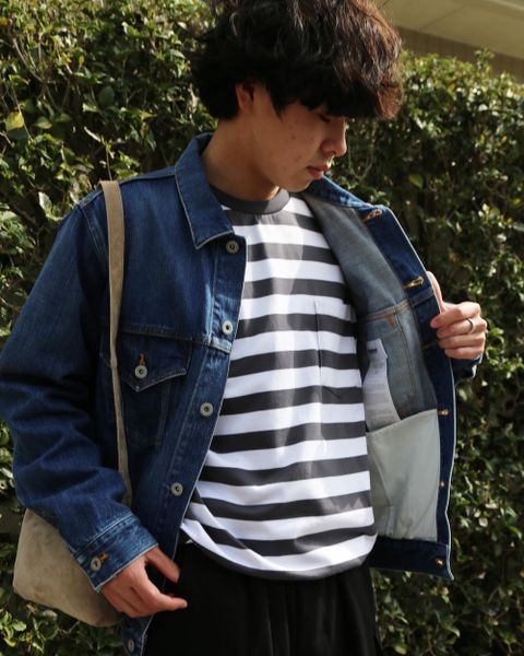 doublet MEMORIAL POLAROID DENIM JACKET(21SS06BL115) style. 2021.03.29.