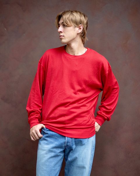 FRUIT OF THE LOOM CUT AND SEWN TOP “LIKE A KNITTED SWEATER” 金子恵治 "CHACOAL" style 2024.7.27 発売！