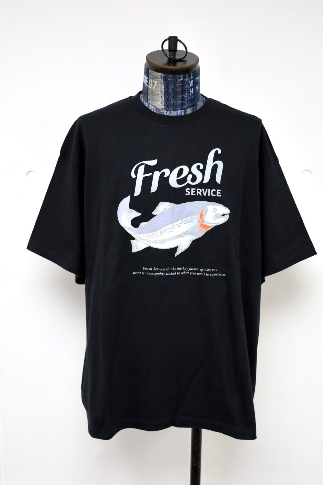 フレッシュサービス CORPORATE PRINTED S/S TEE "FISH"(FSC261-70153)BLACK☆4月18日(土)新作発売！