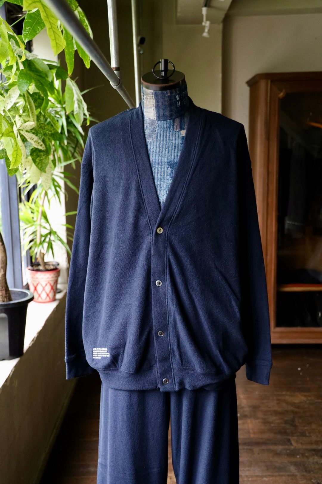 ReFresh!Service. “UTILITY PILE CARDIGAN SET-UP”(NAVY)☆9月27日(土)発売！