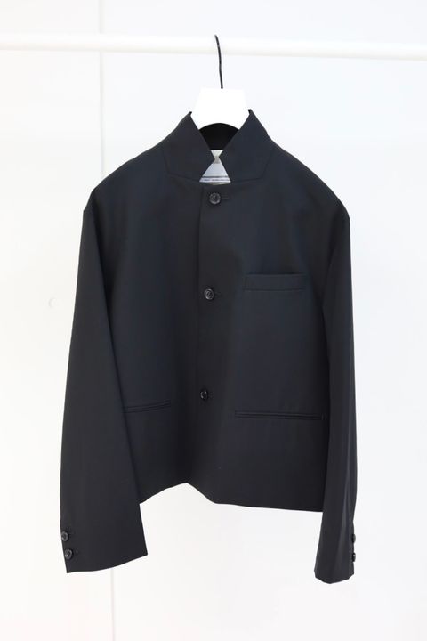Graphpaper 26SS Women's Brushed Cotton Gabardine Stand Collar Jacket(GL261-20396)BLACK☆2月7日(土)発売！
