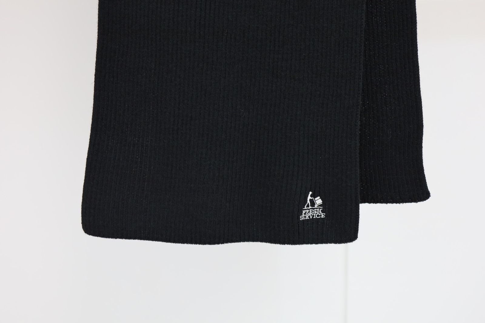フレッシュサービスTHERMAL RIB KNIT SCARF(FSP254-90067)BLACK☆11月15日(土)発売！
