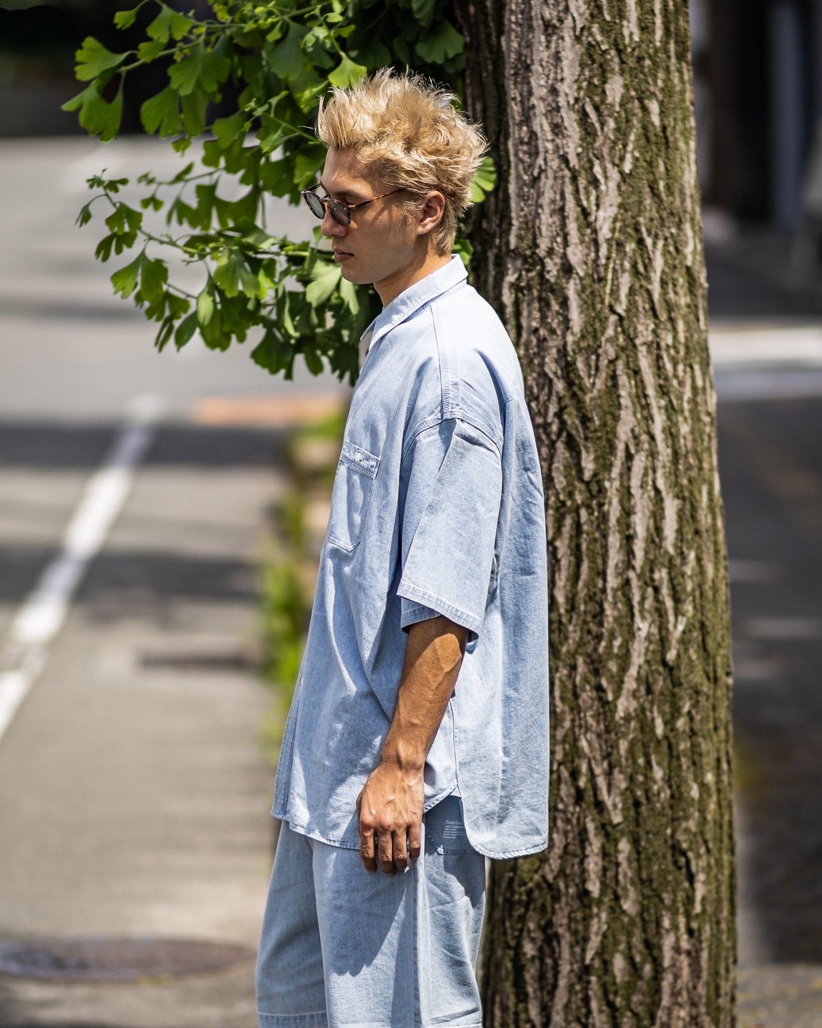 フレッシュサービス LIGHT DENIM S/S SHIRT (FSC252-50046)LIGHT FADE☆6/21(土)発売！