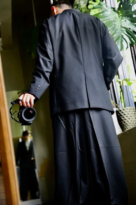 COMME des GARCONS HOMME ウールサージ2Bジャケットスタイル2024.8.15.