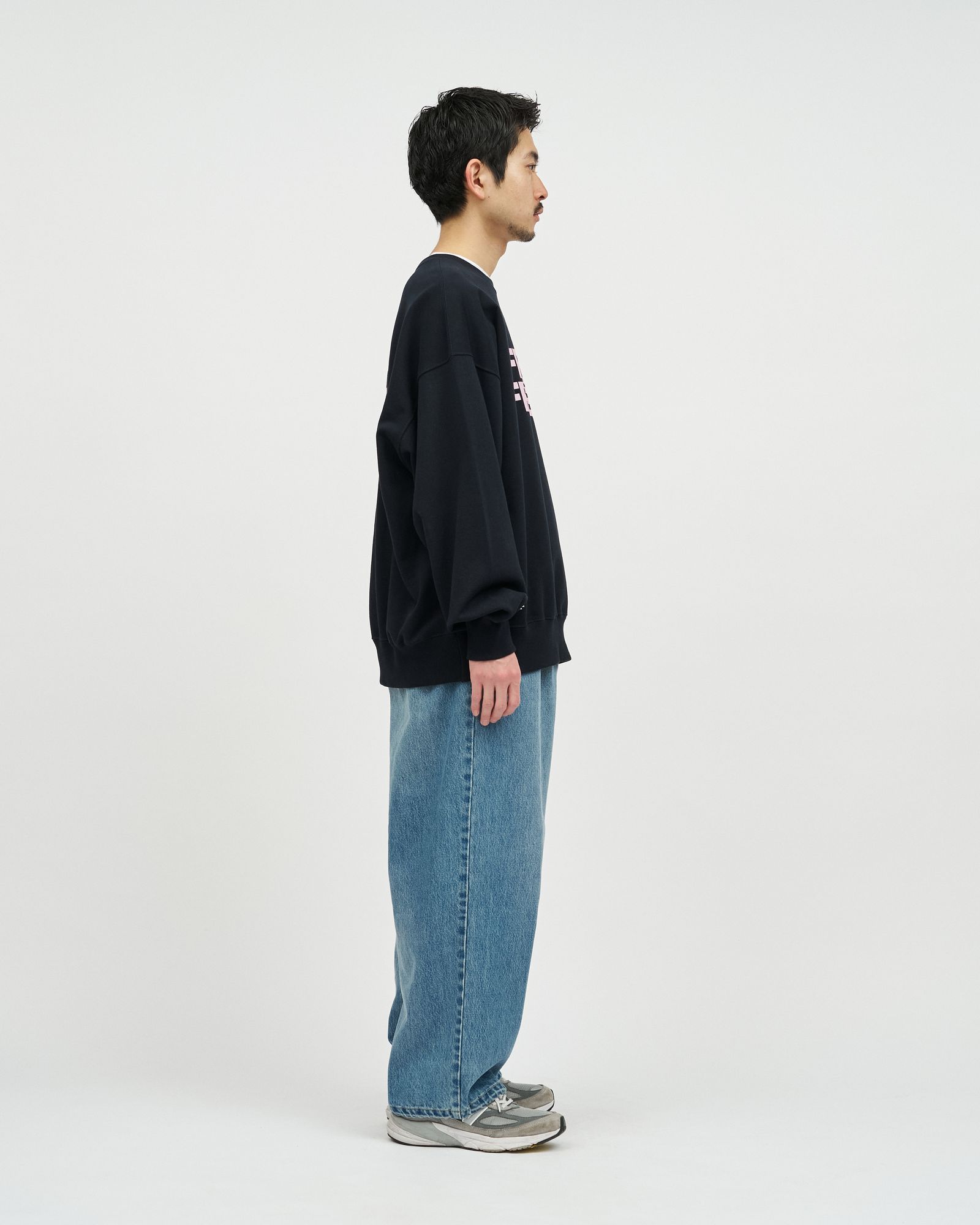 フレッシュサービス FRIEND EDITIONS LIGHT OZ CREW NECK SWEATER(FSC261-70093FE)NAVY☆3月14日(土)発売！