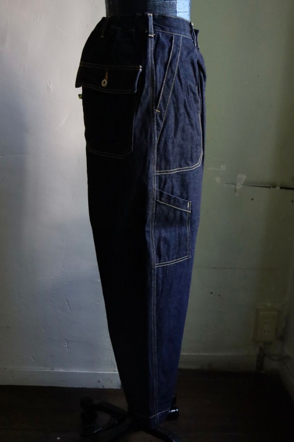 イズネス 23AW 13oz DENIM 1TACK PANTS (1005AWPT08)INDIGO