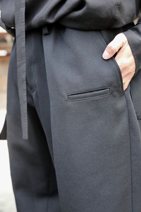 Yohji Yamamoto S-WリブラップPパンツ Mix Style.2020.10.21.