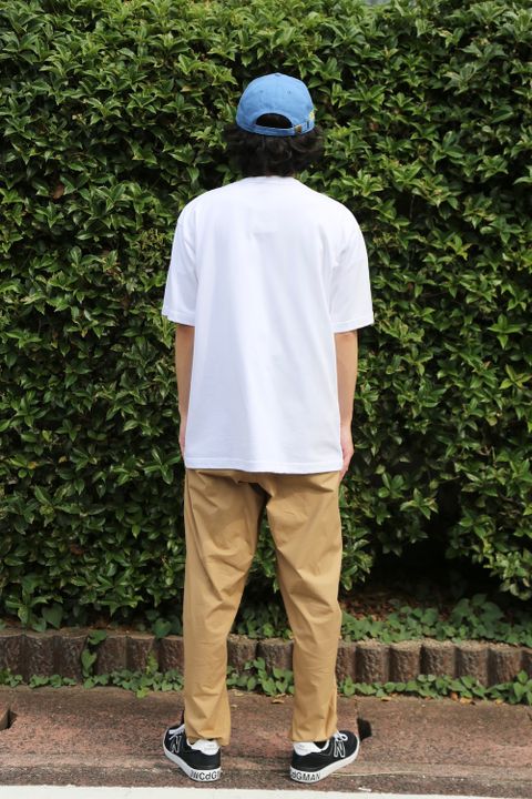 Graphpaper Stretch Typewriter Chef Pants(GM212-40619B) style. 2021.06.14.