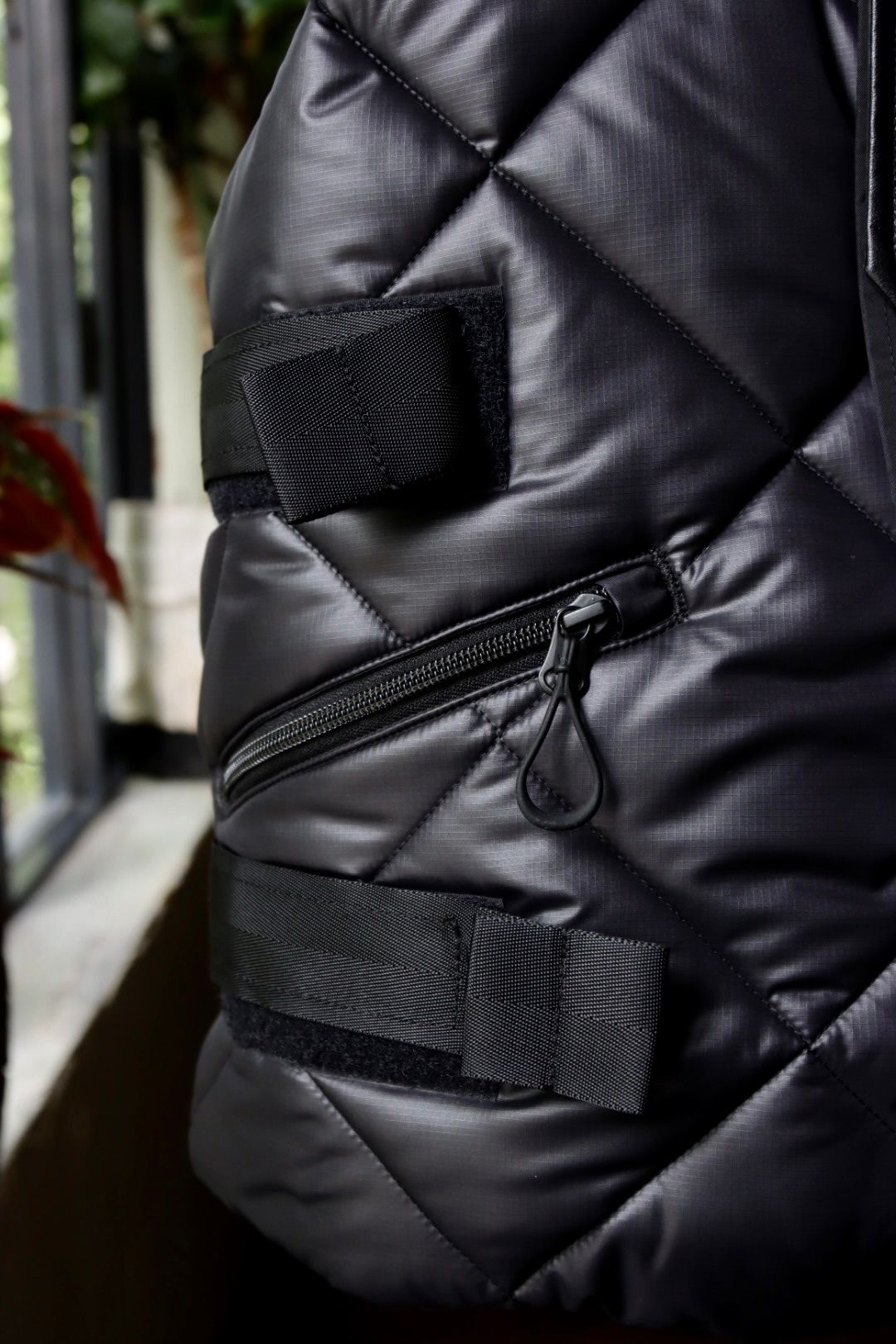 ジュンヤワタナベマン23AW Innerraumインナーラムリップストップ中綿ベスト①(WL-V001-051)