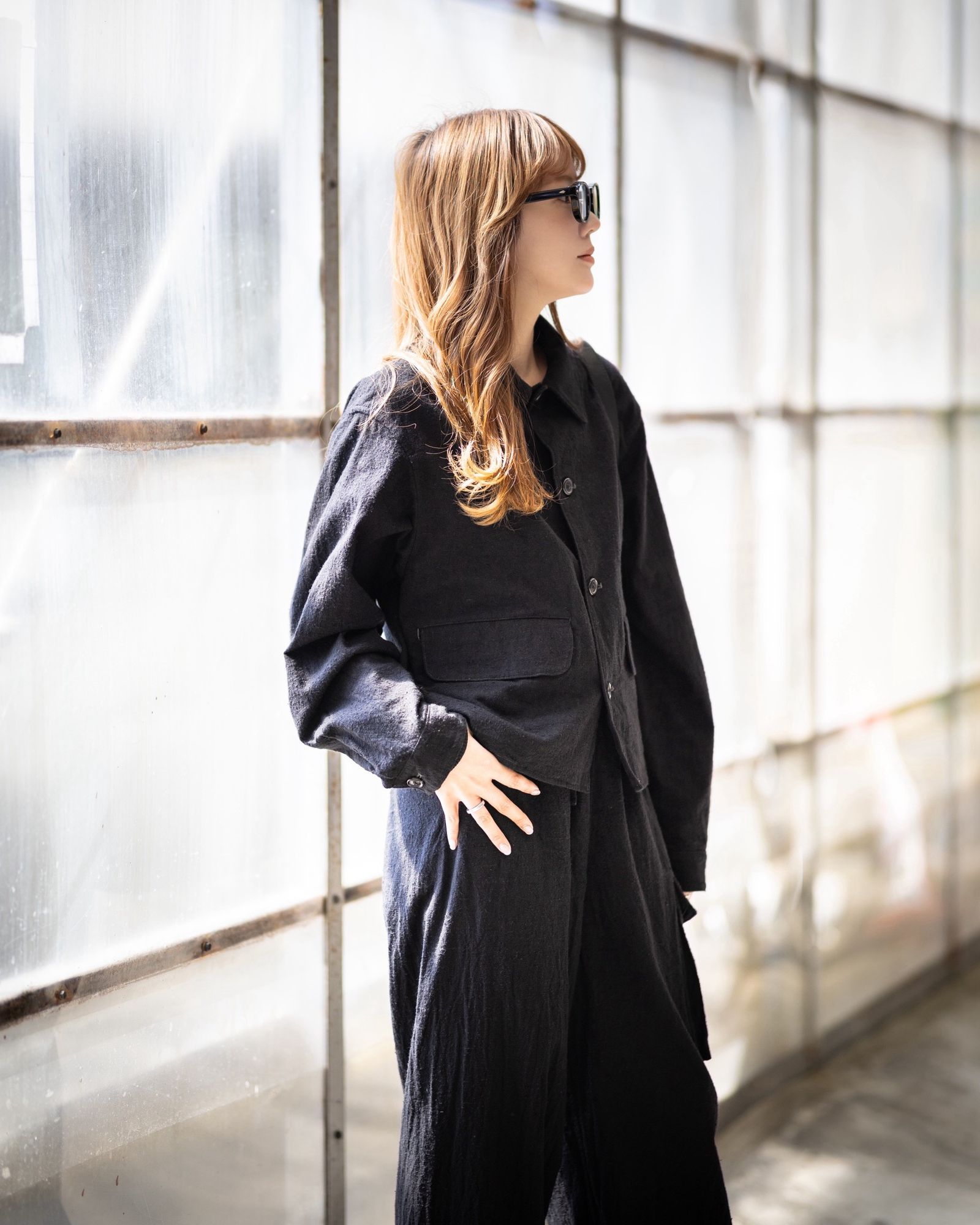 blurhms 26SS 新作 Silk/Cotton Nep Short Jacket&Side Seamless 4P Pants style.2026.4.6