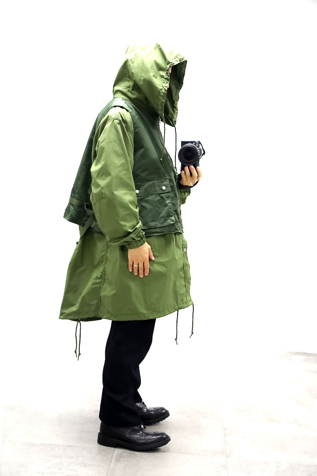 COMME des GARCONS HOMME 26FW リバーシブルモッズコートスタイル