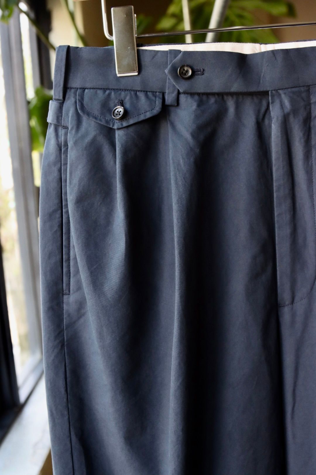 アプレッセ23SS High Density Weather Cloth Trousers (23SAP-04-21H)NAVY