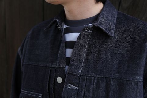 Graphpaper Colorfast Denim Blouson(GM204-30234B) style.2021.3.13.