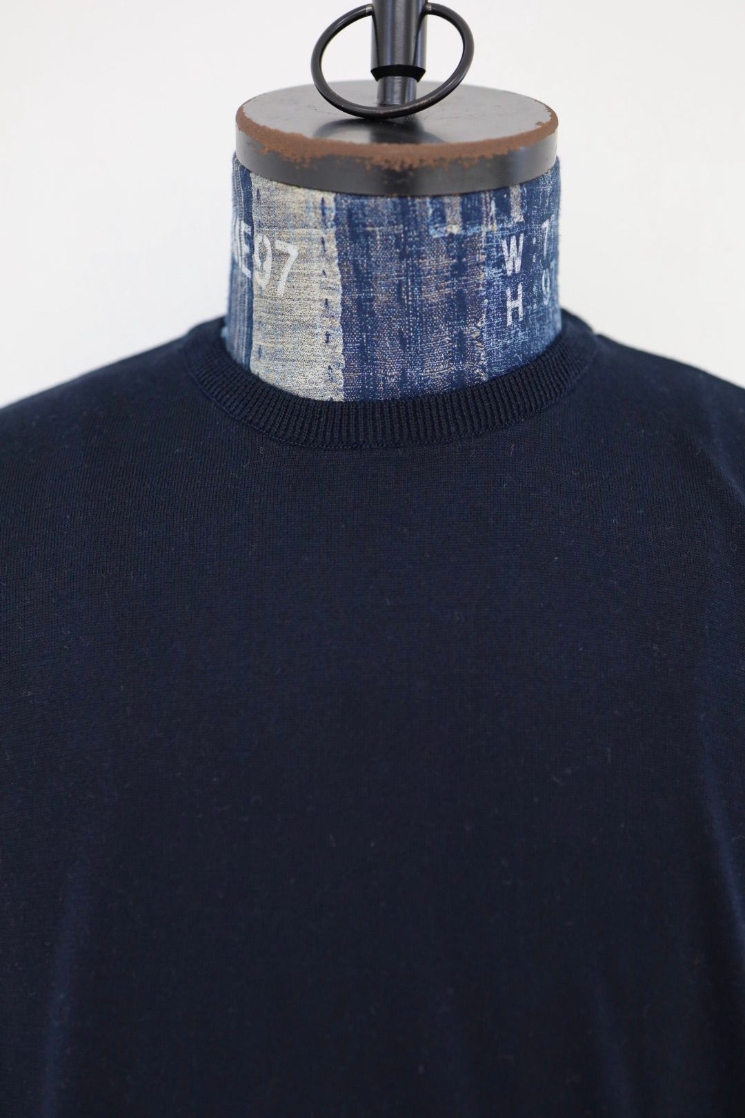 S.F.C 26SS エスエフシー BIG LS COTTON KNIT TEE(SFCSS26KN02)Navy☆2月28日(土)発売！