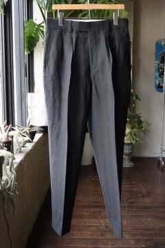 A.PRESSE アプレッセ23SS Wide Tapered Trousersウインドペンスタイル